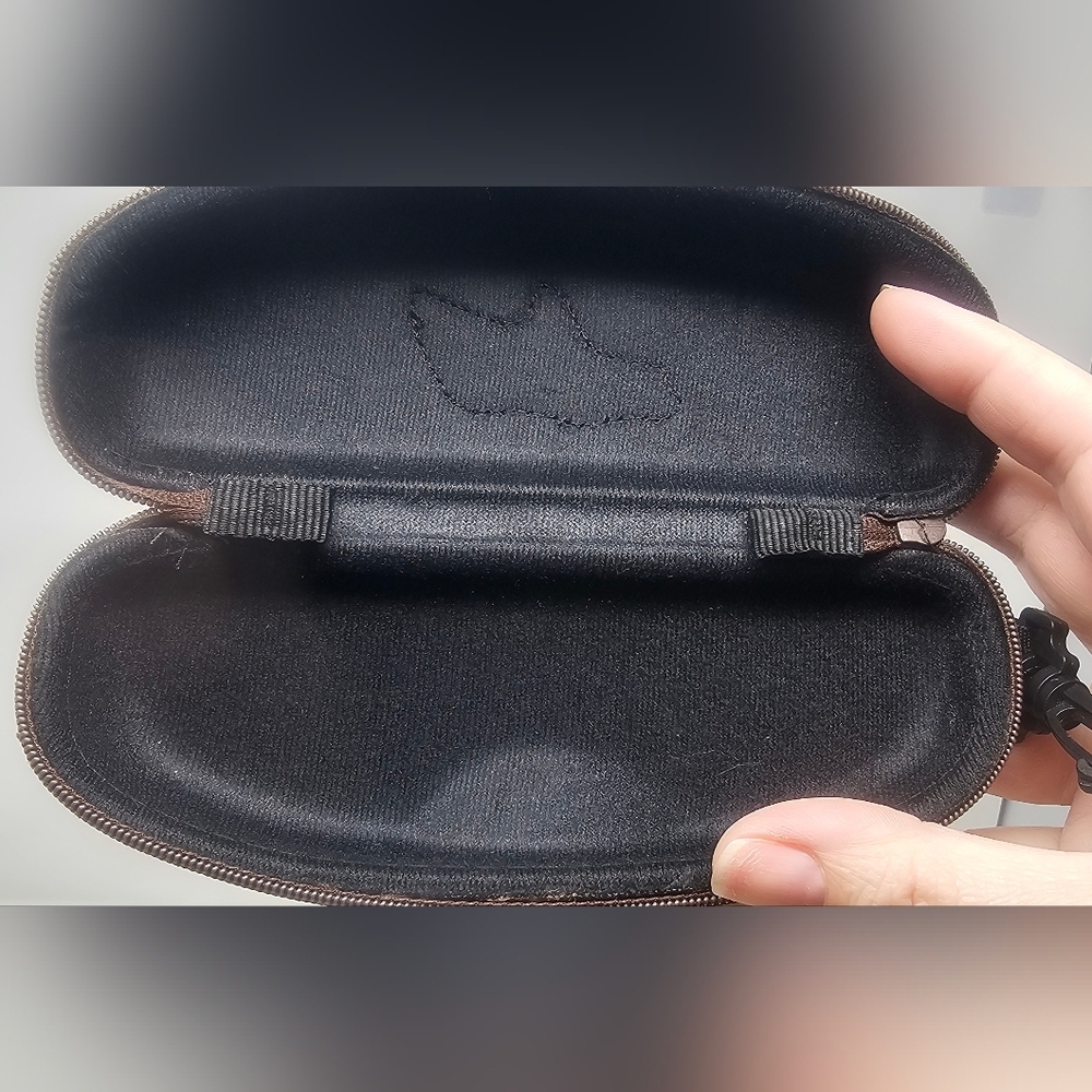 **$OLD**Maui Jim Hard Brown Sunglasses Glasses Zipper Clamshell Sport Clip - Picture 8 of 10